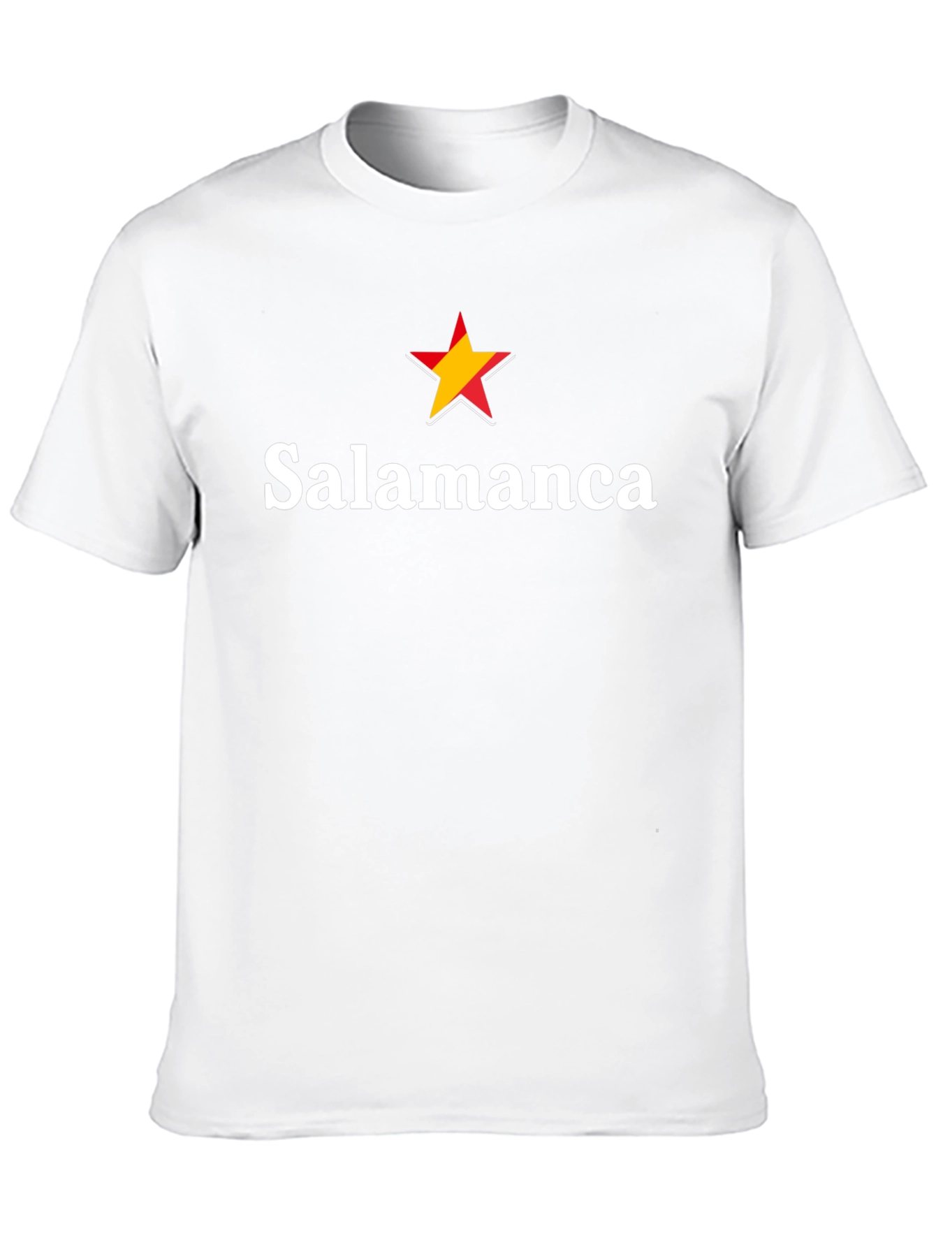 Camiseta Salamanca España Estrella Roja y Amarilla