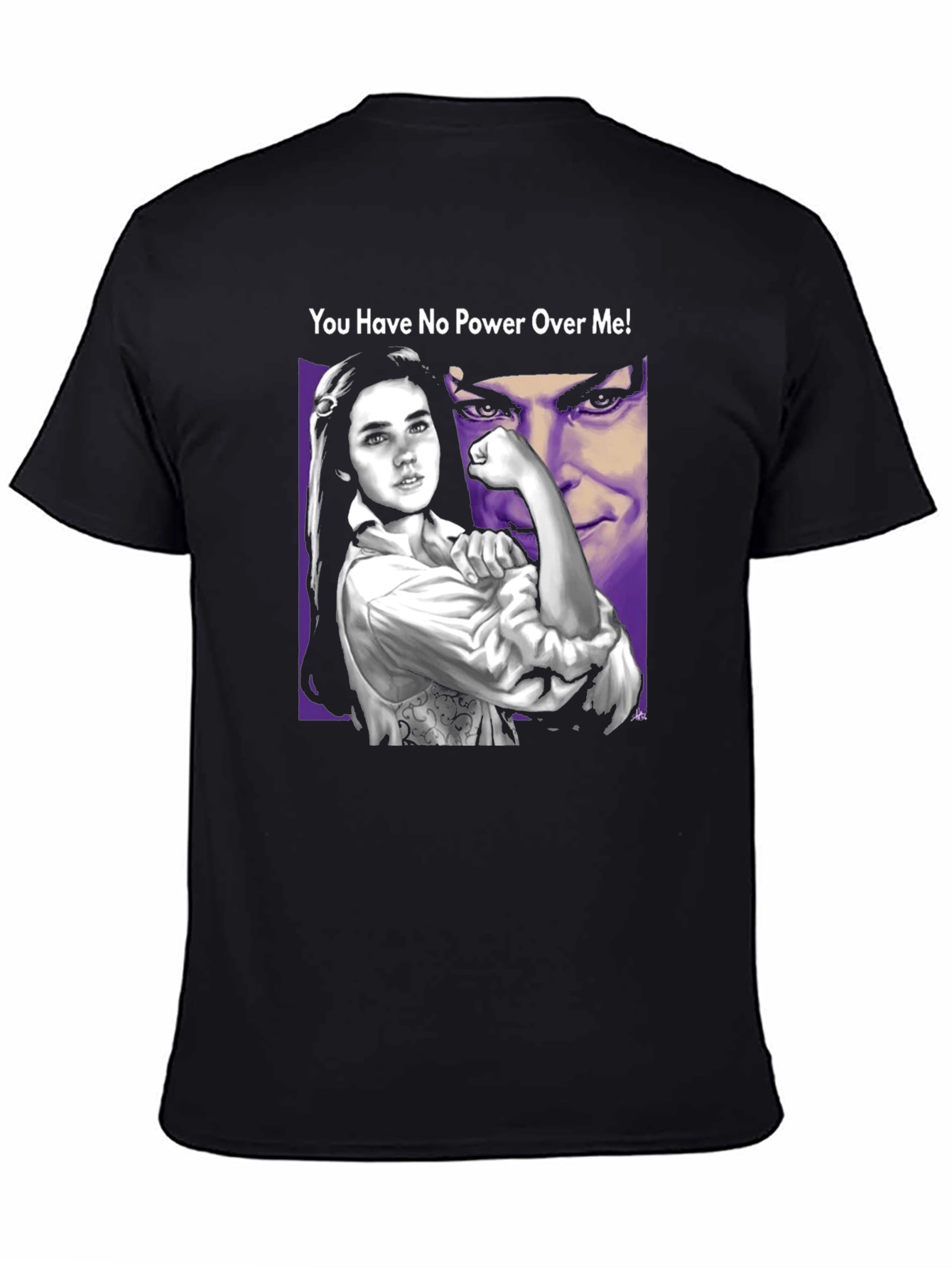 Camiseta Negra Labyrinth No Tienes Poder Sobre Mi