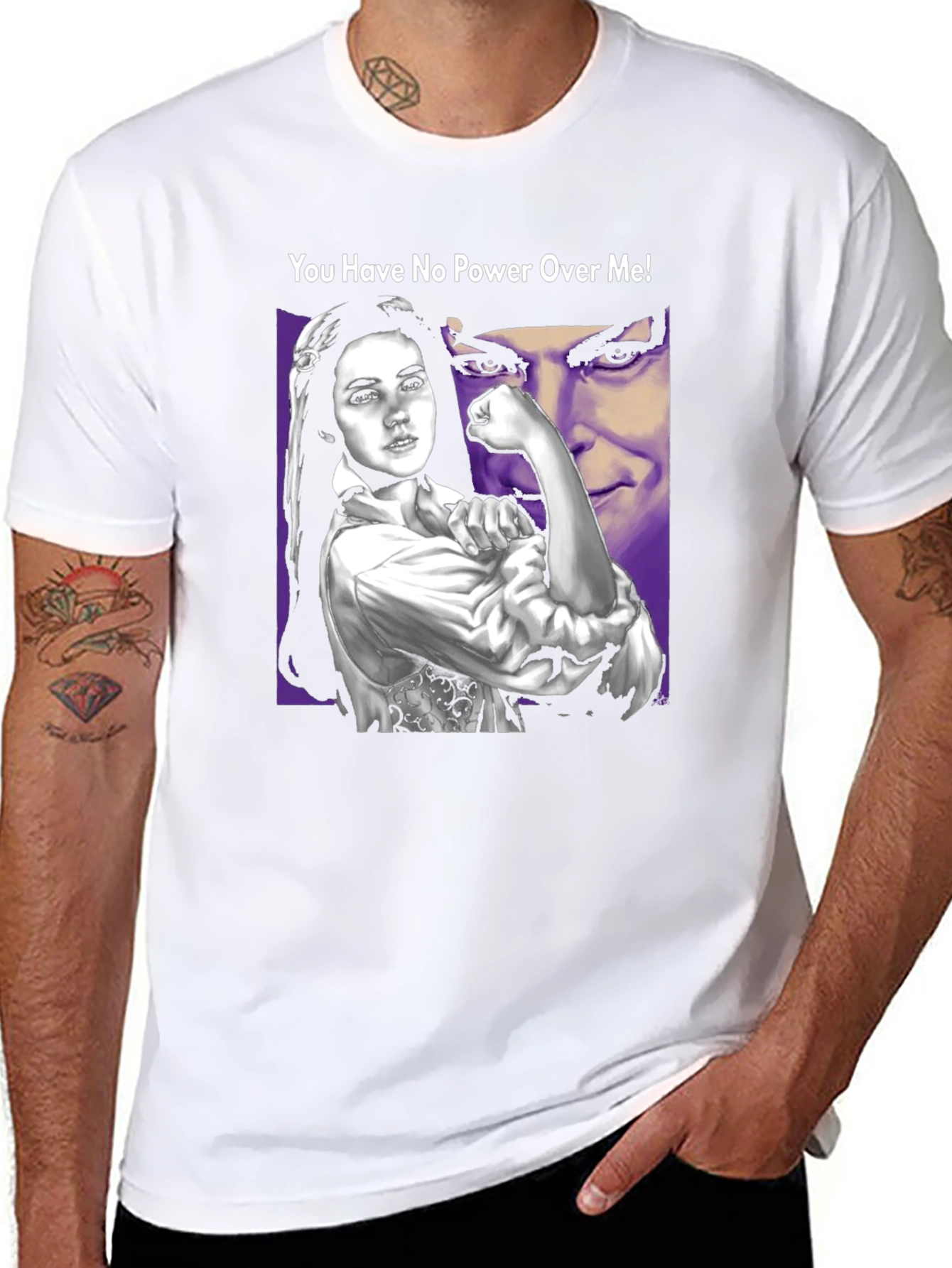 Camiseta Negra Labyrinth No Tienes Poder Sobre Mi