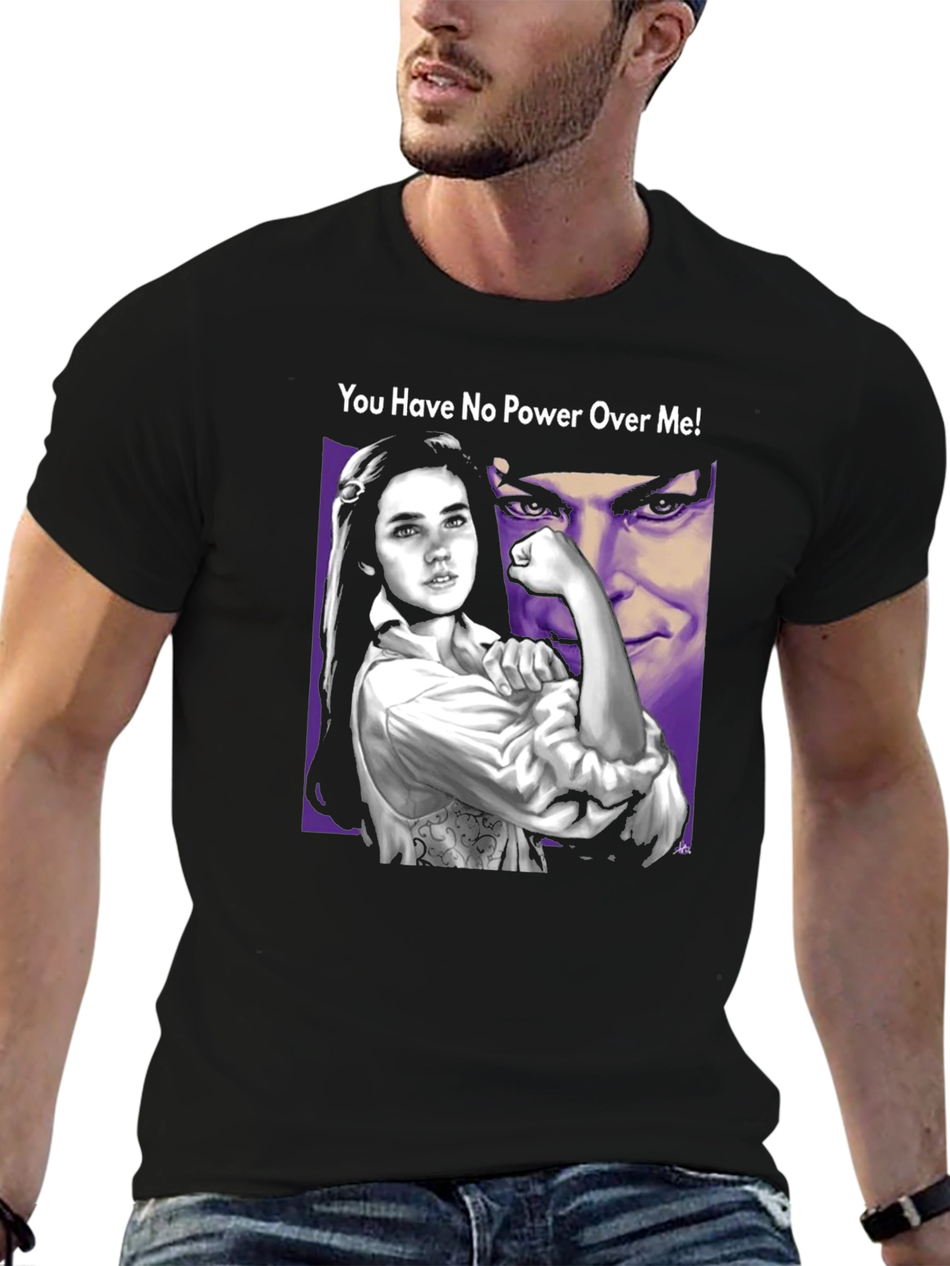 Camiseta Negra Labyrinth No Tienes Poder Sobre Mi