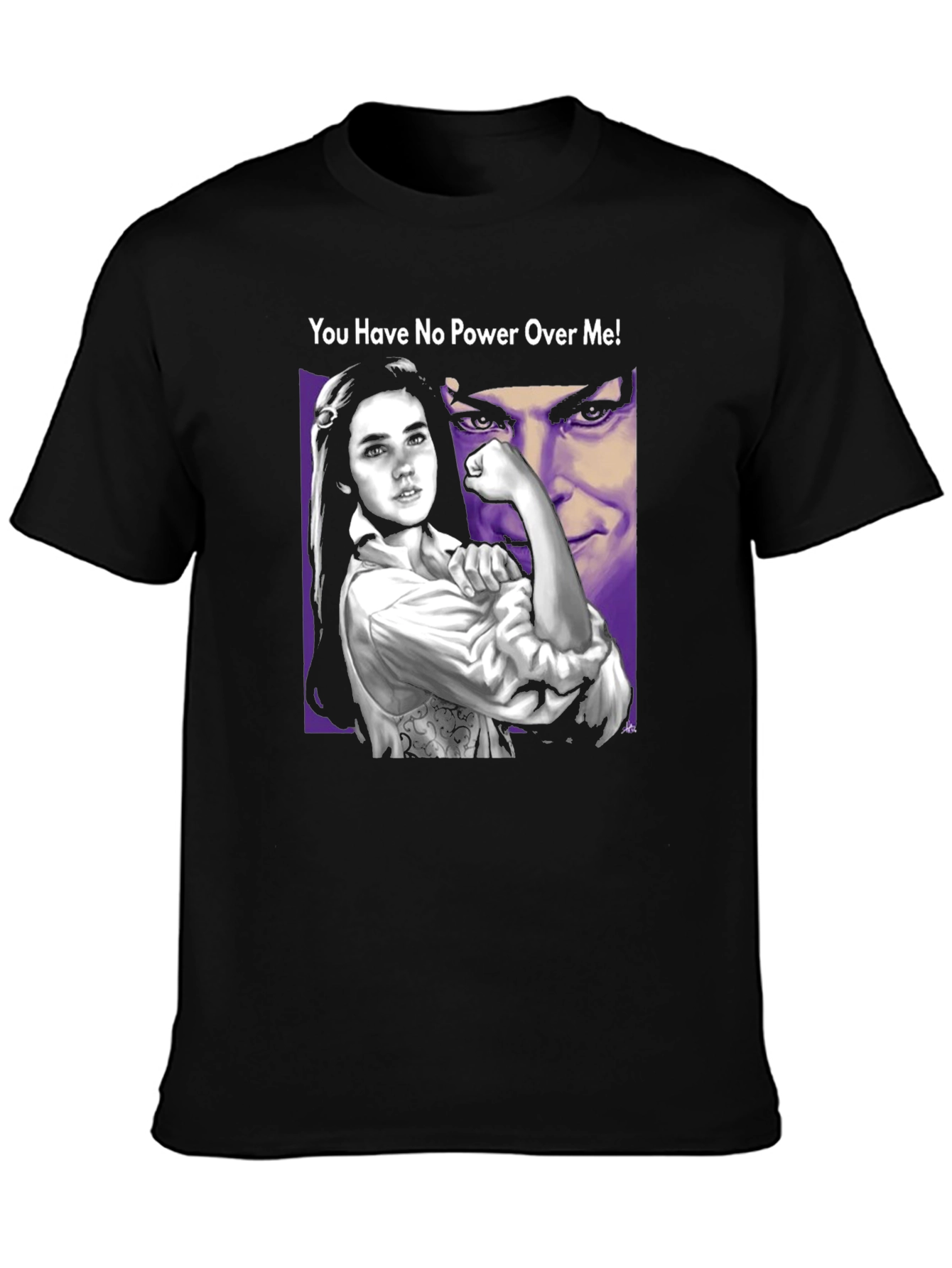 Camiseta Negra Labyrinth No Tienes Poder Sobre Mi