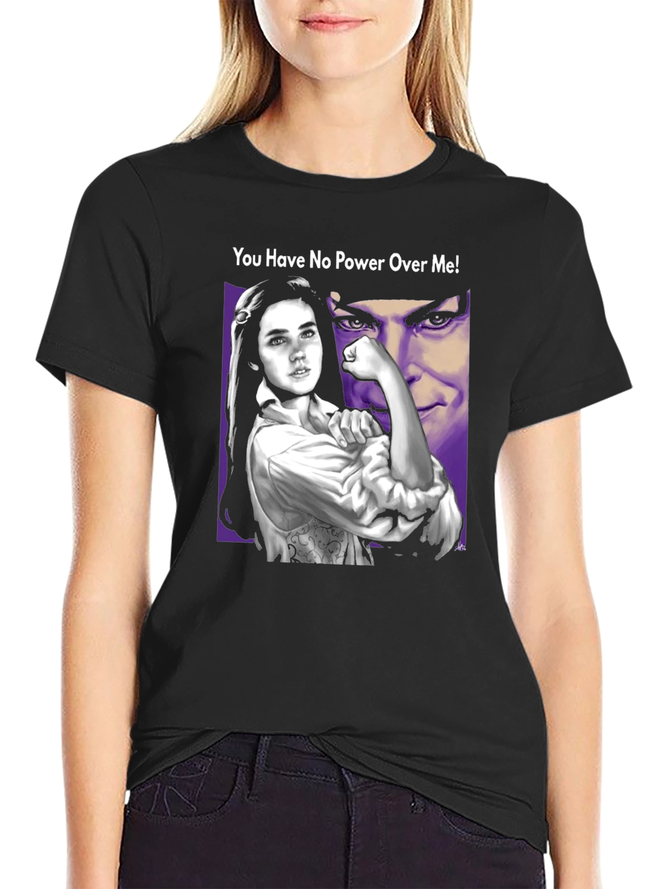 Camiseta Negra Labyrinth No Tienes Poder Sobre Mi