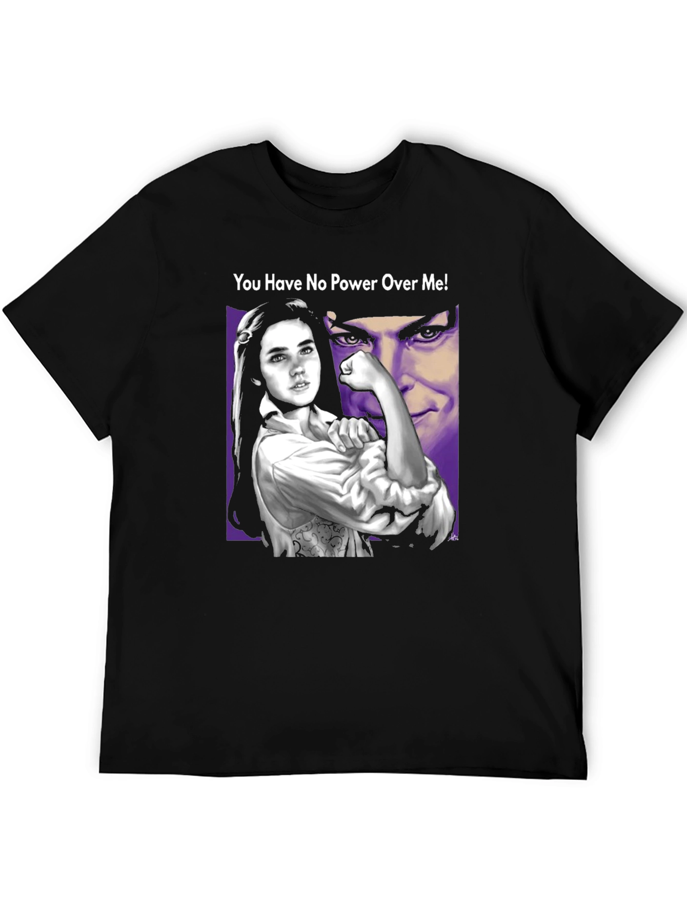 Camiseta Negra Labyrinth No Tienes Poder Sobre Mi