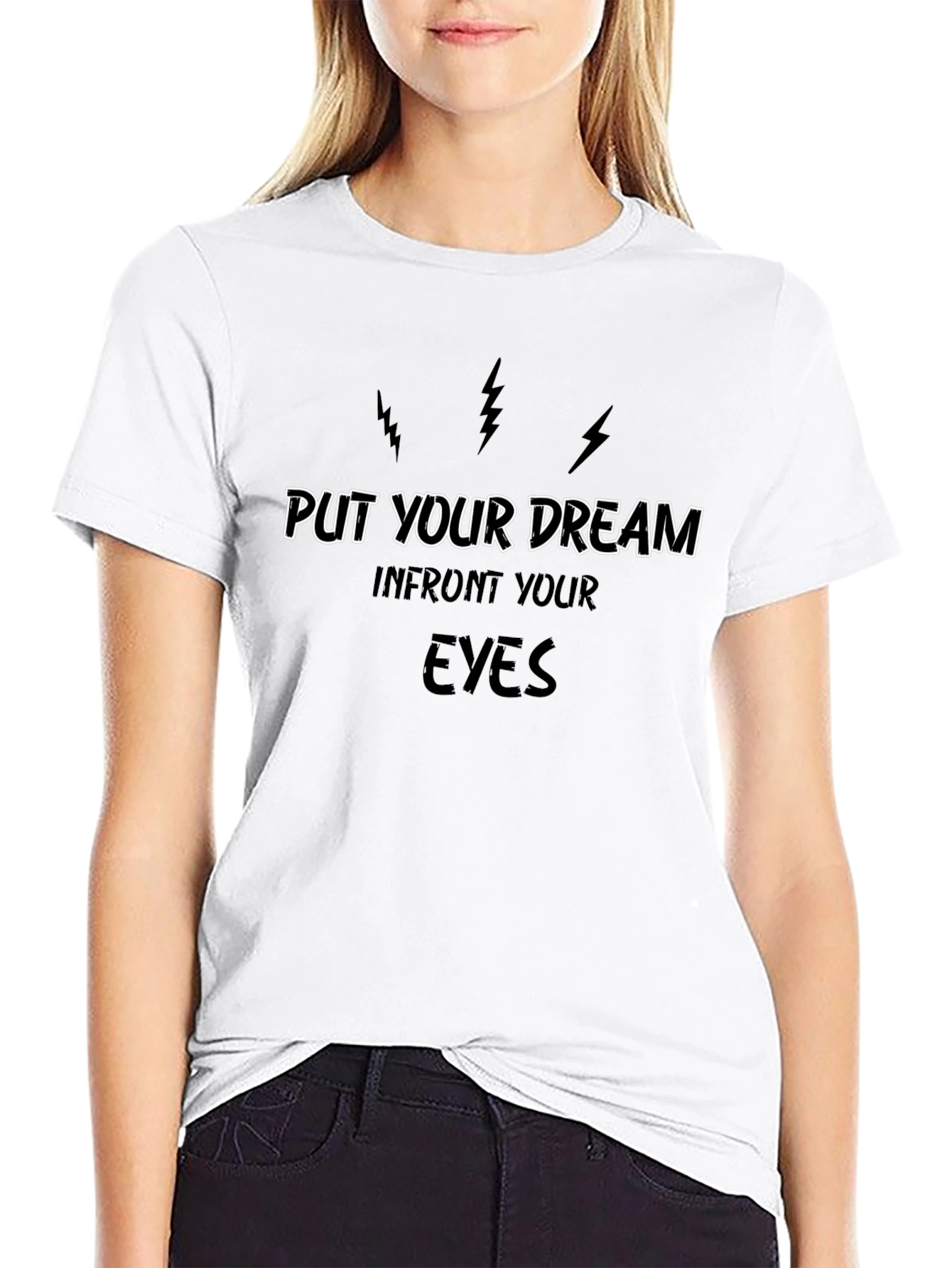 Camiseta Negra Motivacional: Persigue Tus Sueños