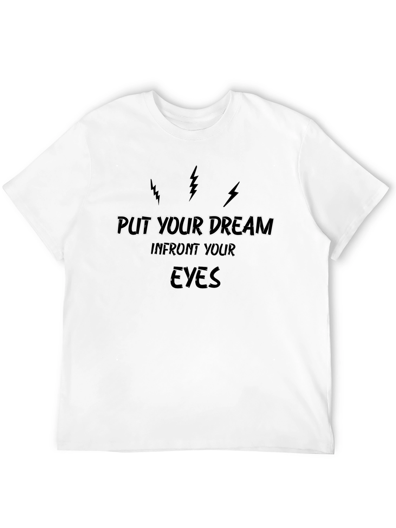 Camiseta Negra Motivacional: Persigue Tus Sueños