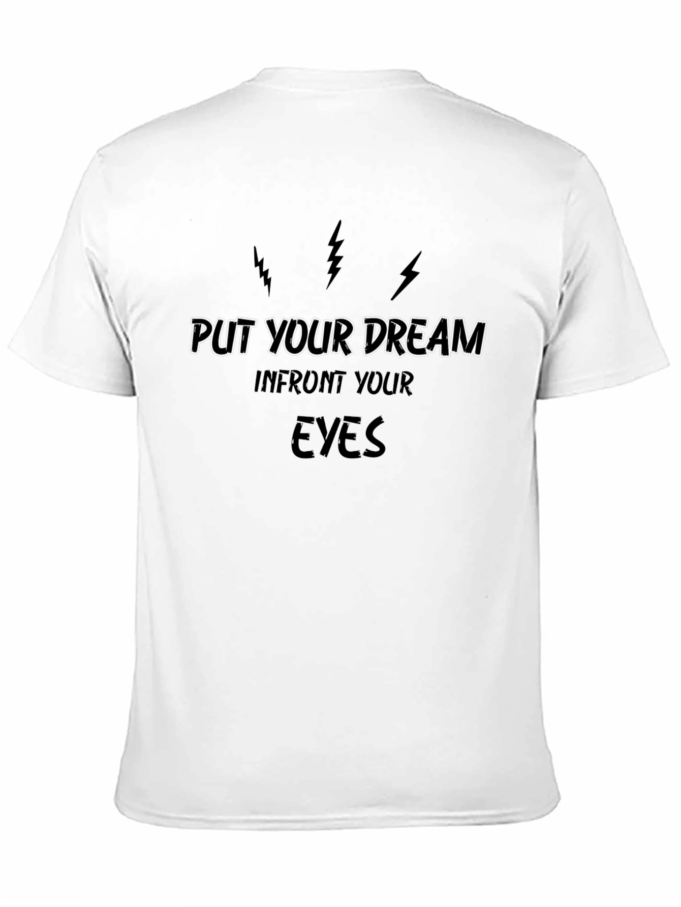 Camiseta Negra Motivacional: Persigue Tus Sueños
