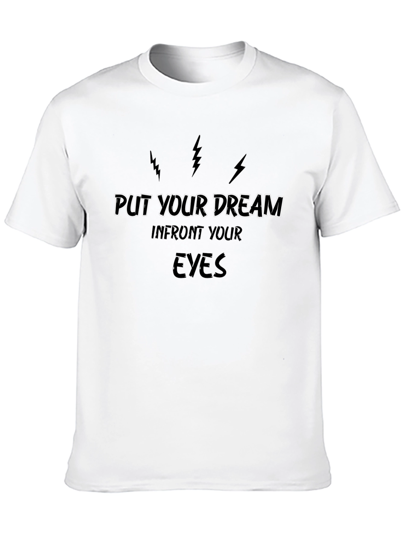Camiseta Negra Motivacional: Persigue Tus Sueños