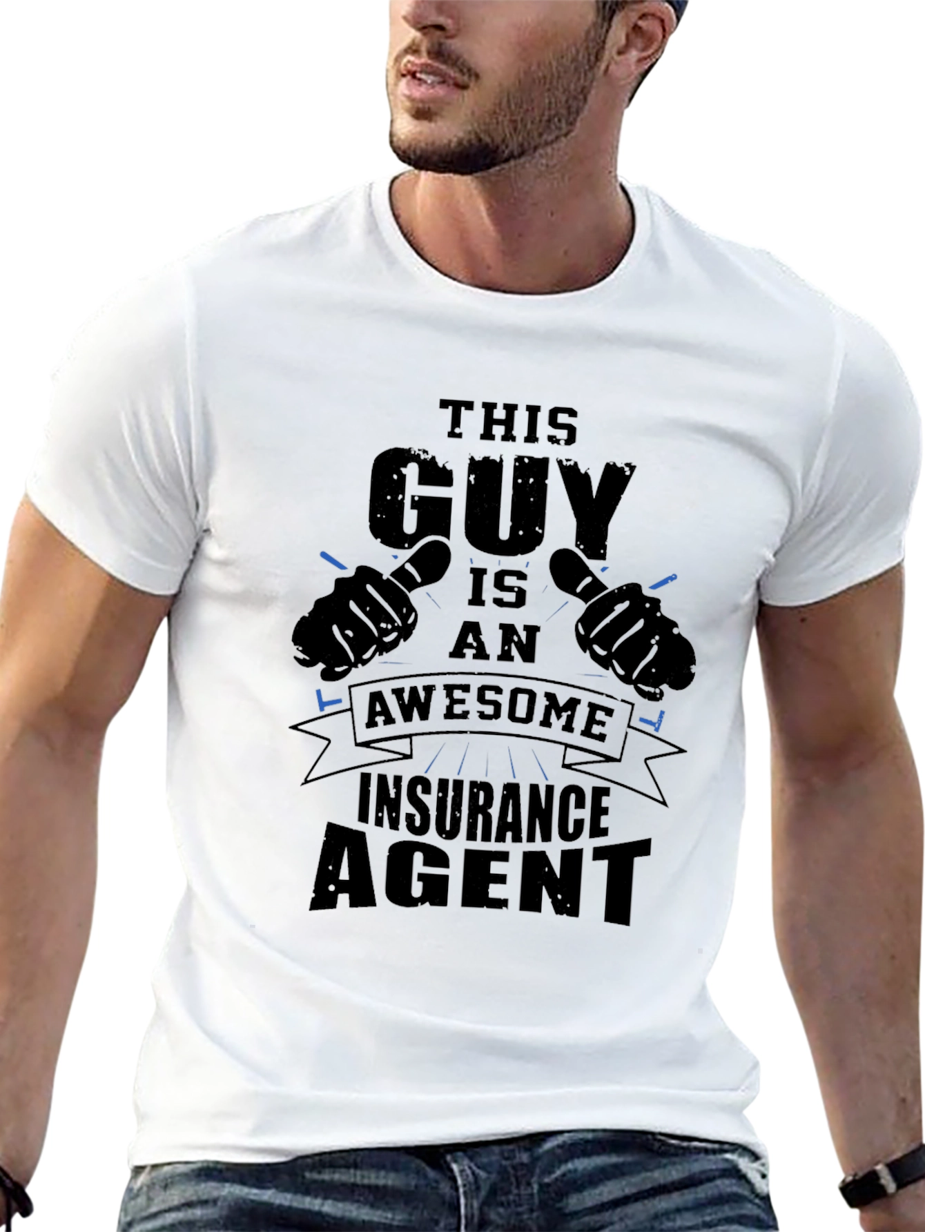 Camiseta Negra: El Mejor Agente de Seguros