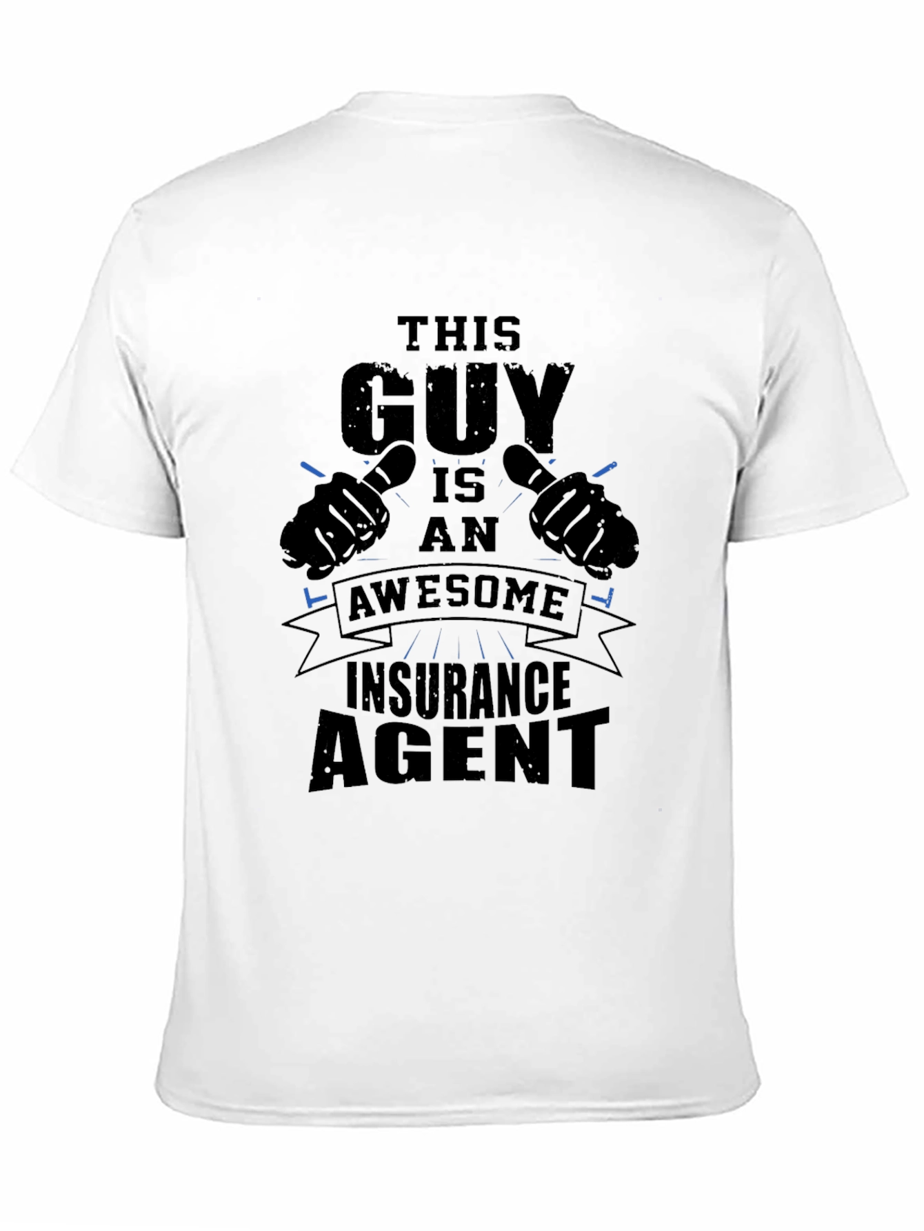 Camiseta Negra: El Mejor Agente de Seguros