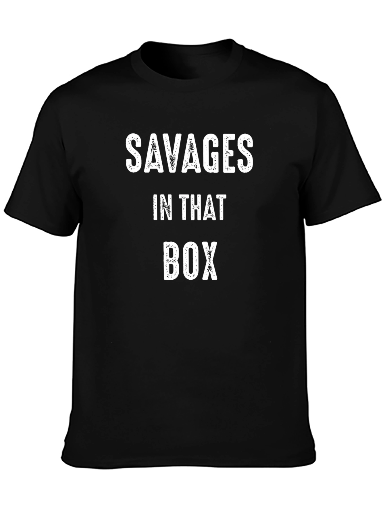 Camiseta Negra Savages In That Box para Hombre