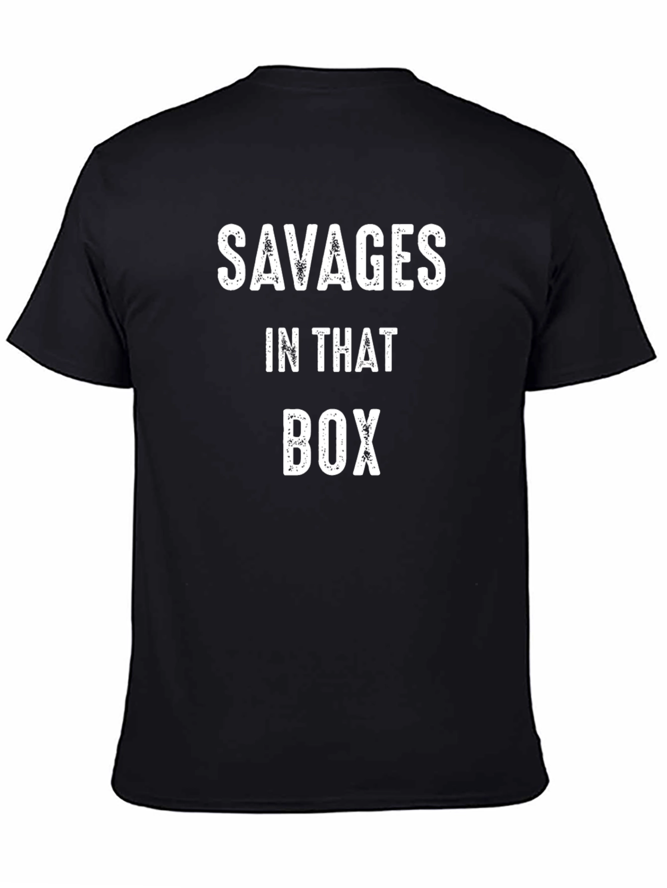 Camiseta Negra Savages In That Box para Hombre