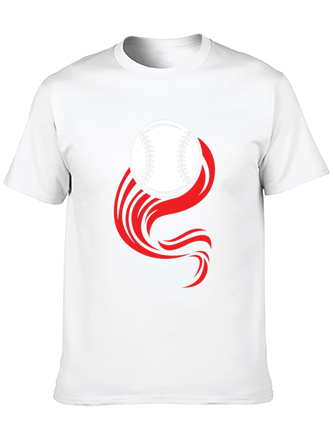 Camiseta Negra Deportiva - Diseño Béisbol