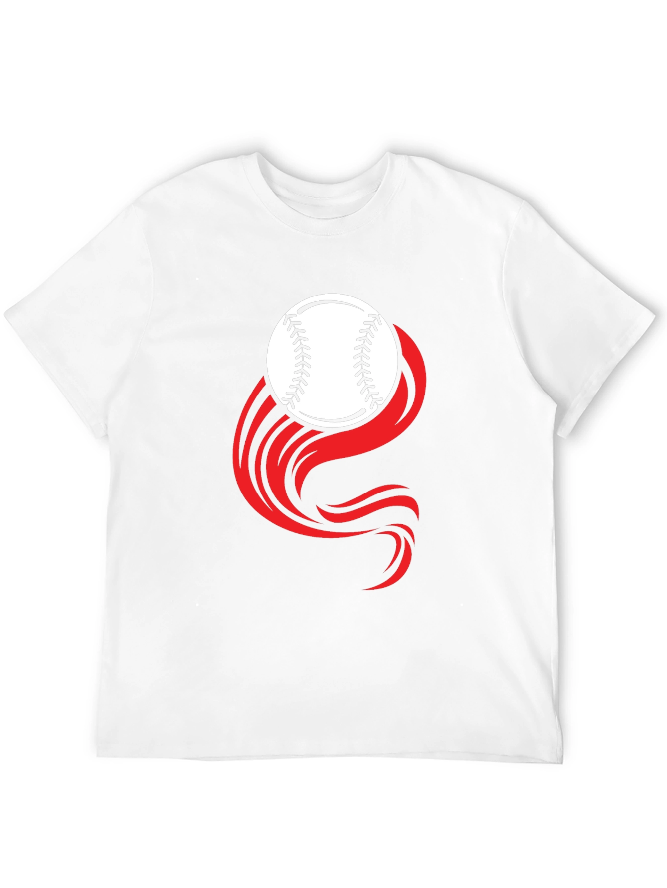 Camiseta Negra Deportiva - Diseño Béisbol