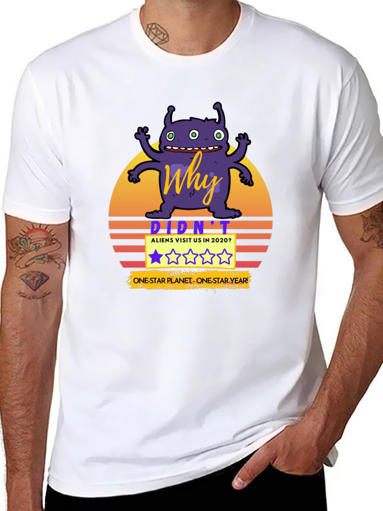 Camiseta Humorística Alienígena 2020