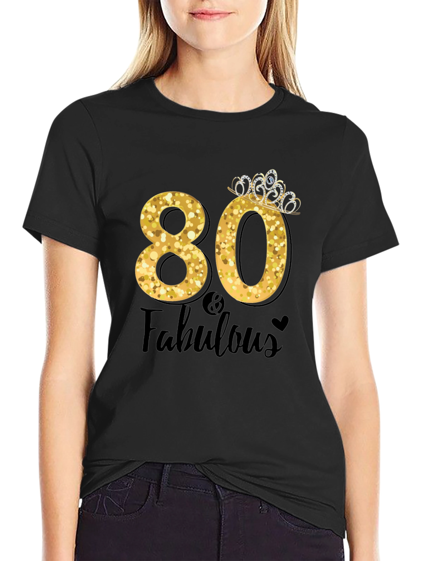 Camiseta 80 y Fabulosa Cumpleaños
