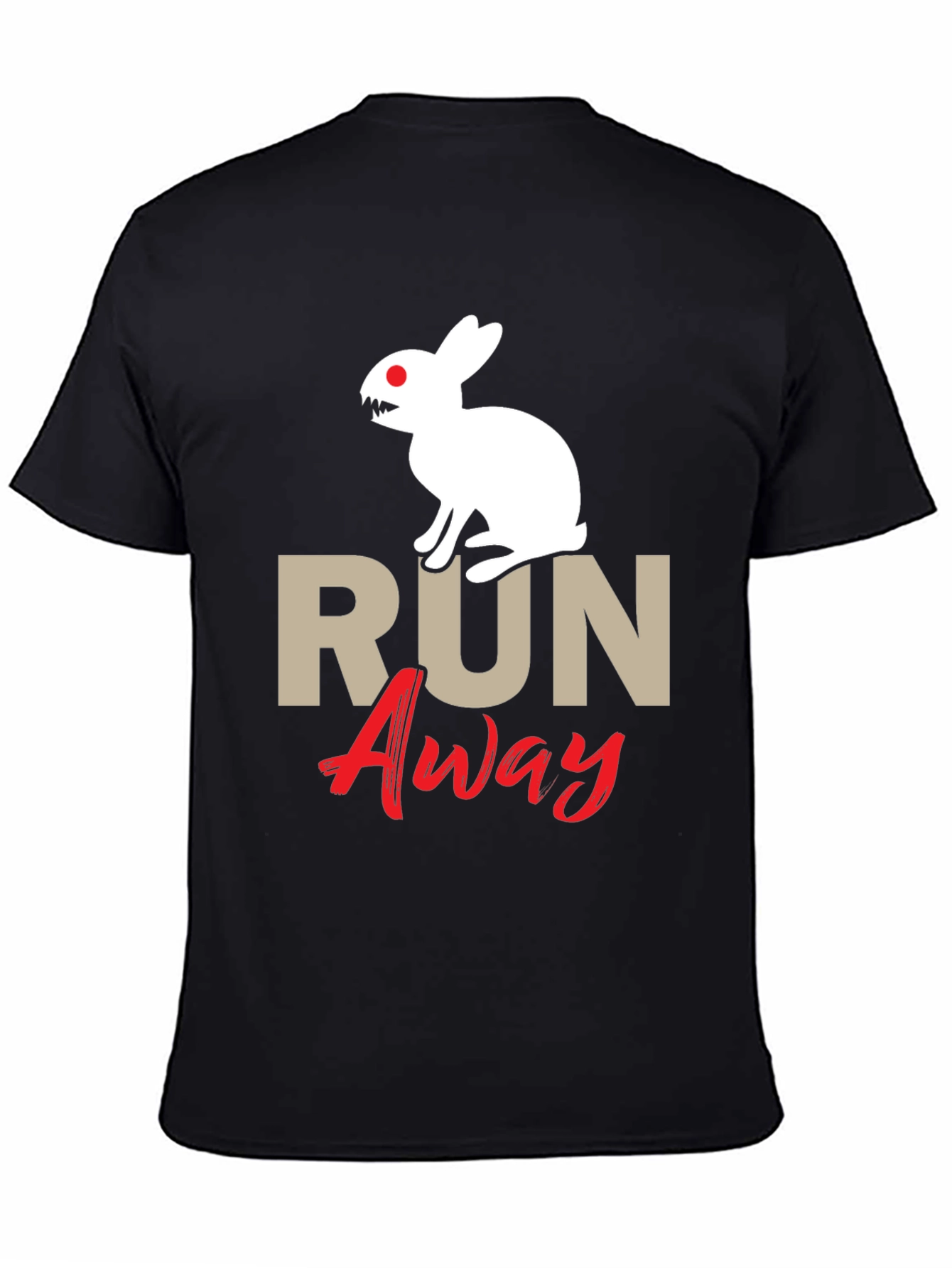 Camiseta Hombre Conejo Malvado Run Away