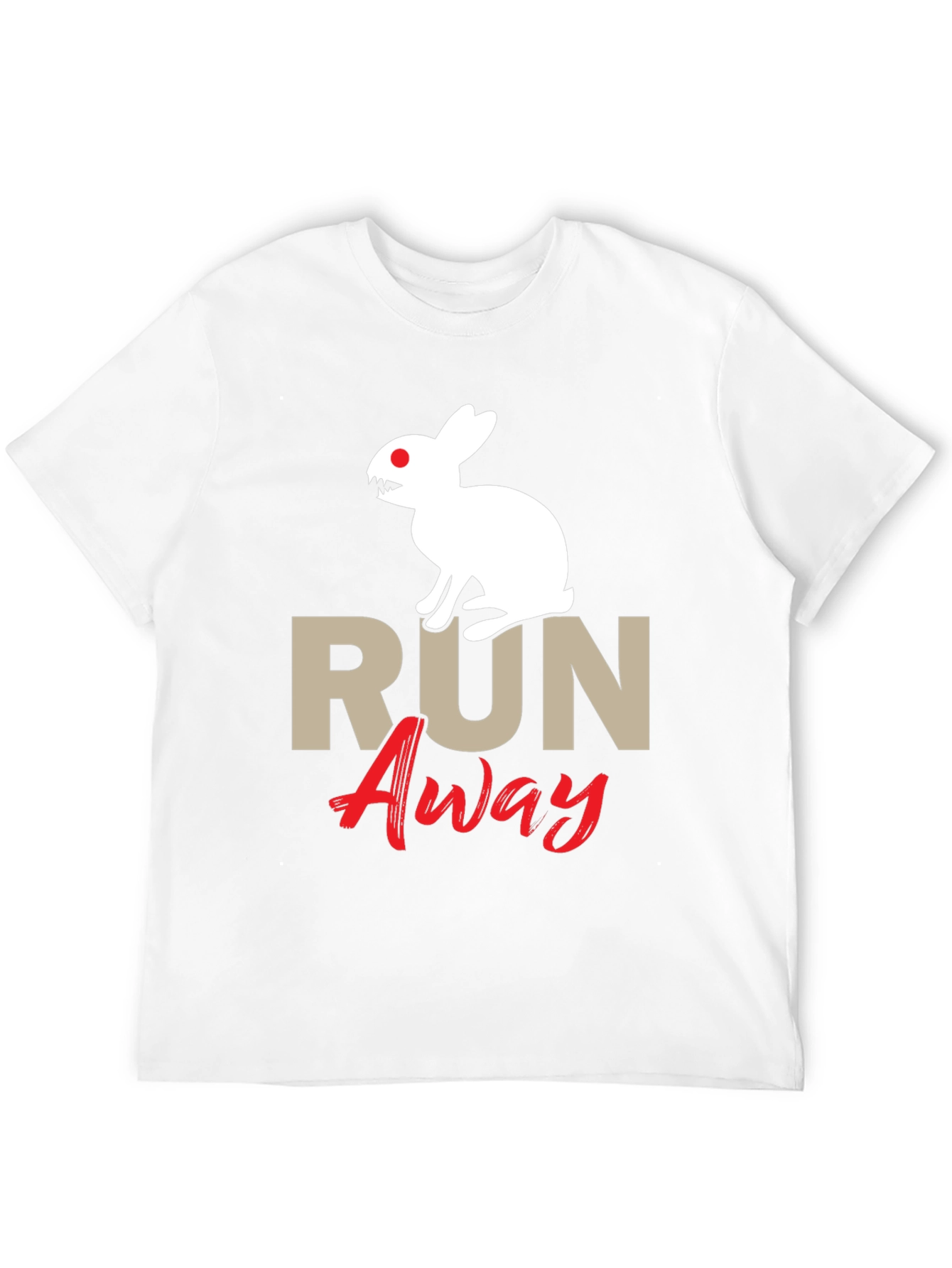 Camiseta Hombre Conejo Malvado Run Away