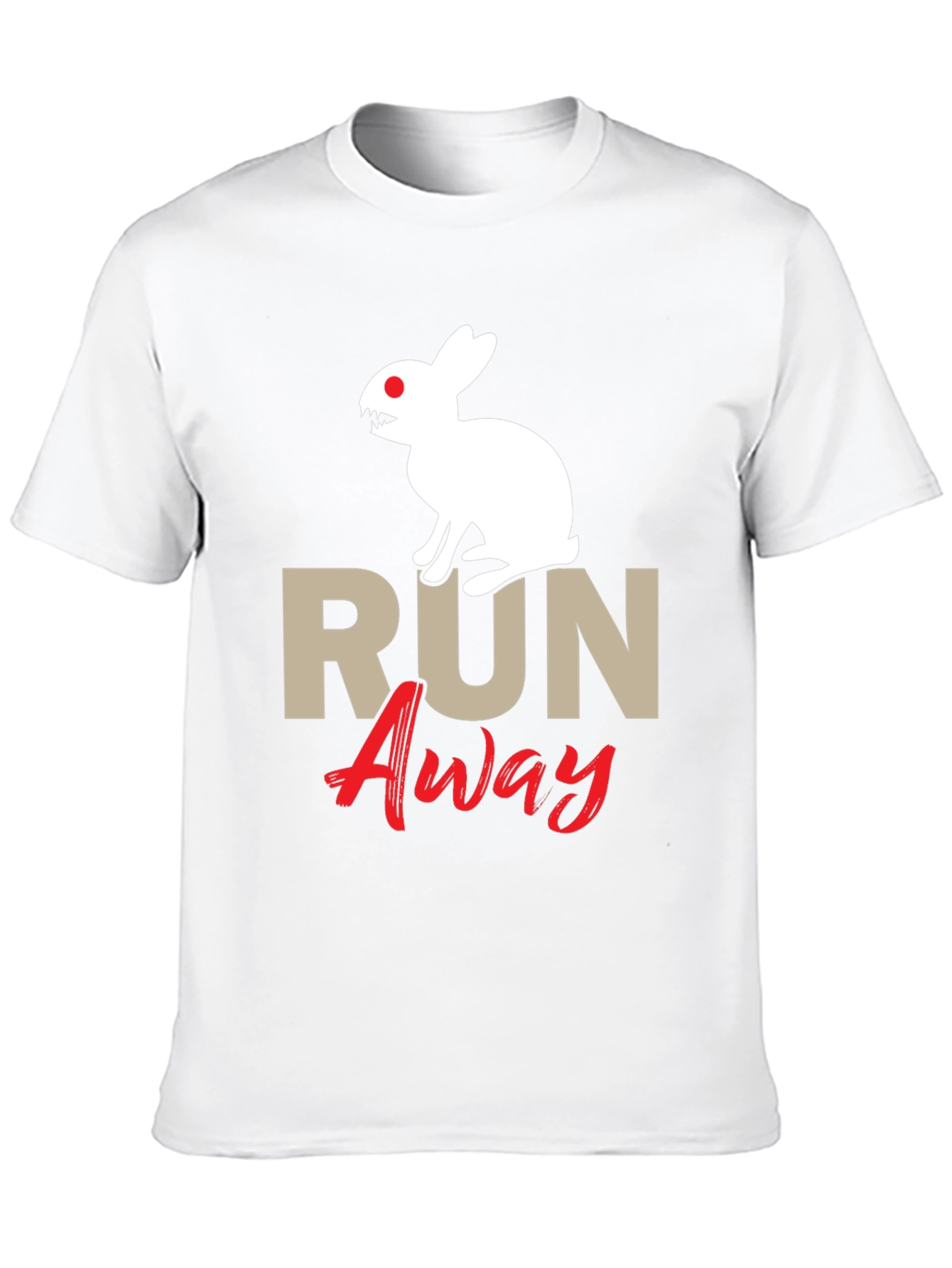 Camiseta Hombre Conejo Malvado Run Away
