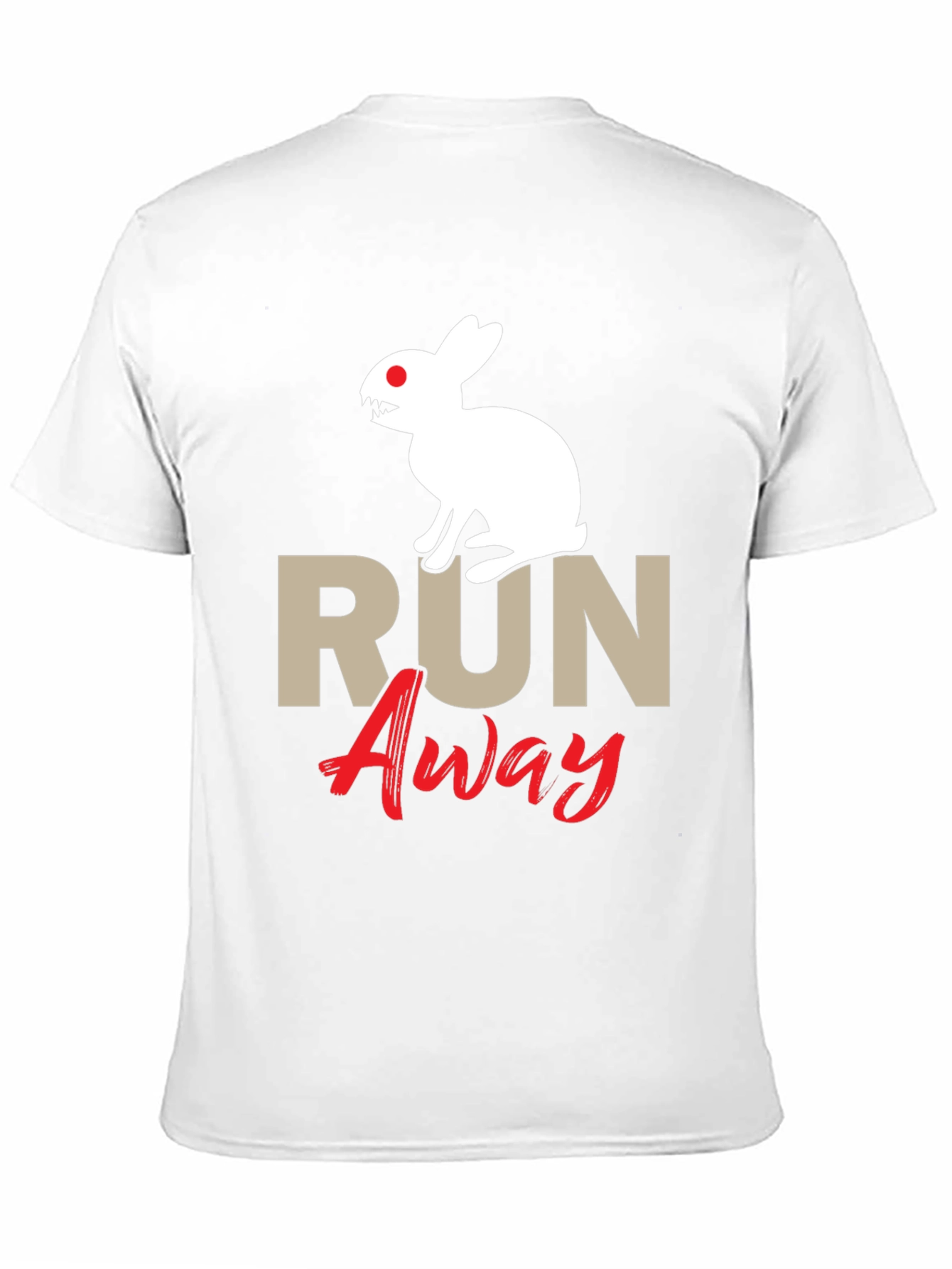 Camiseta Hombre Conejo Malvado Run Away