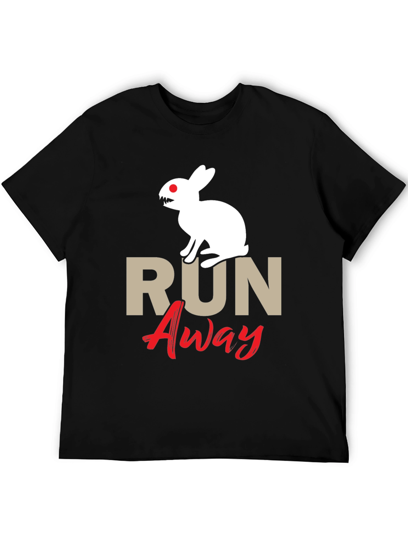 Camiseta Hombre Conejo Malvado Run Away