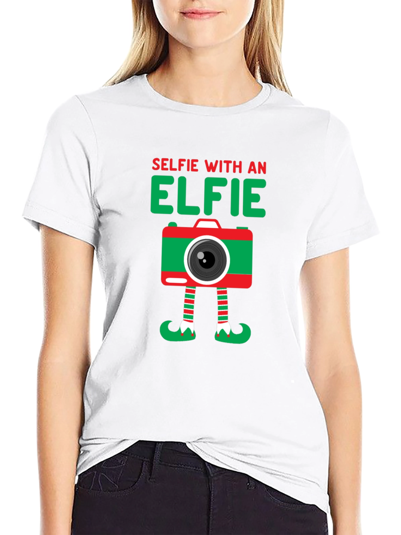Camiseta Hombre Selfie with an Elfie