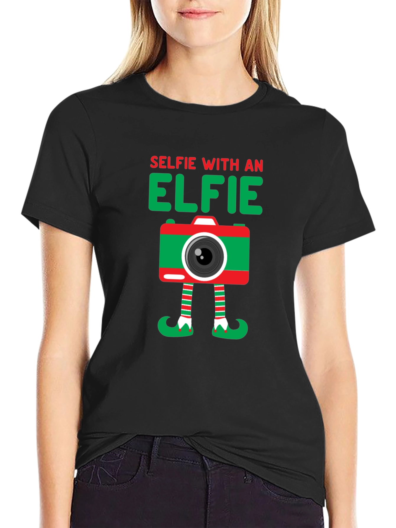Camiseta Hombre Selfie with an Elfie