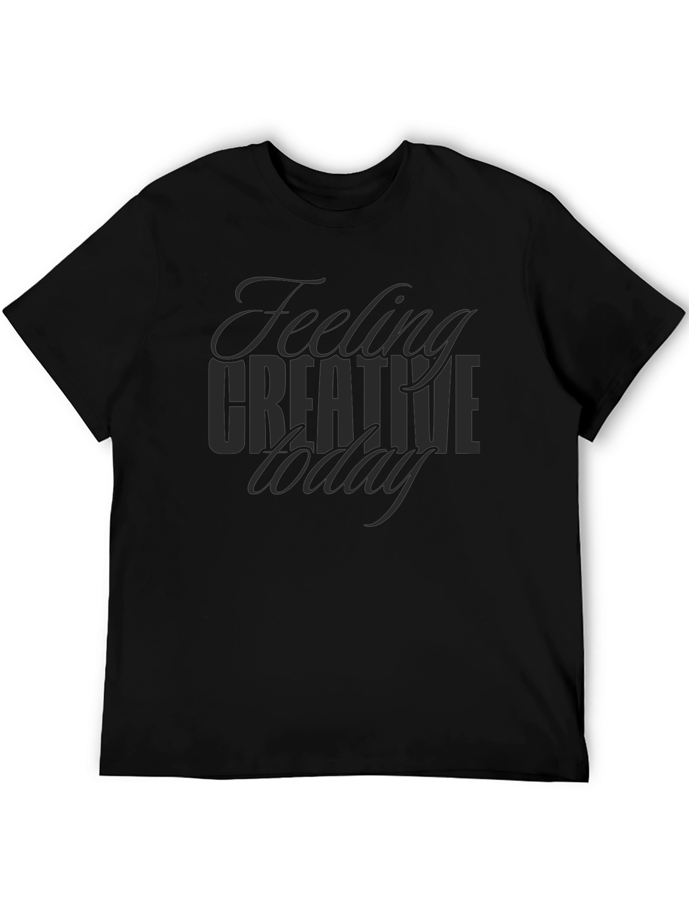 Camiseta Negra Feeling Creative Today