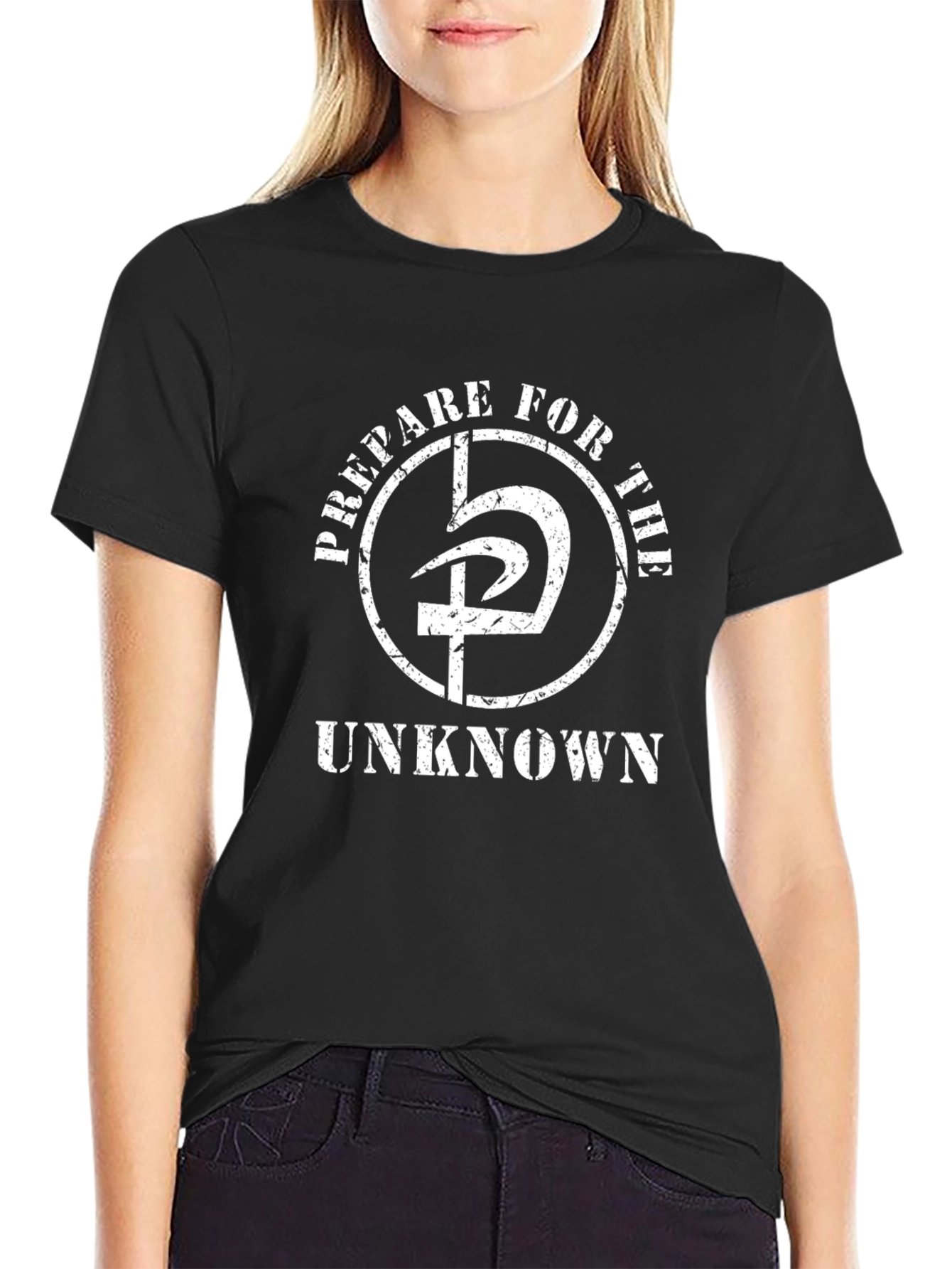 Camiseta Negra Prepare for the Unknown