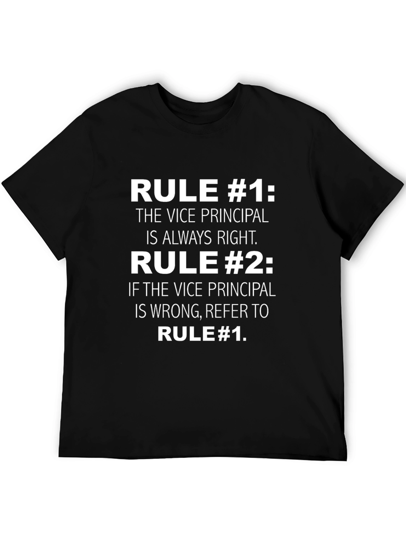 Camiseta Negra: El Subdirector Siempre Tiene La Razón