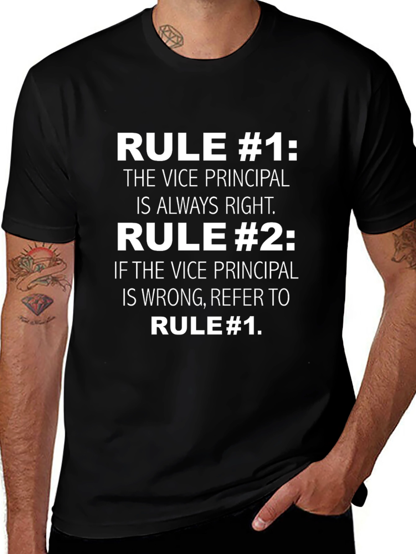 Camiseta Negra: El Subdirector Siempre Tiene La Razón