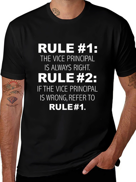 Camiseta Negra: El Subdirector Siempre Tiene La Razón