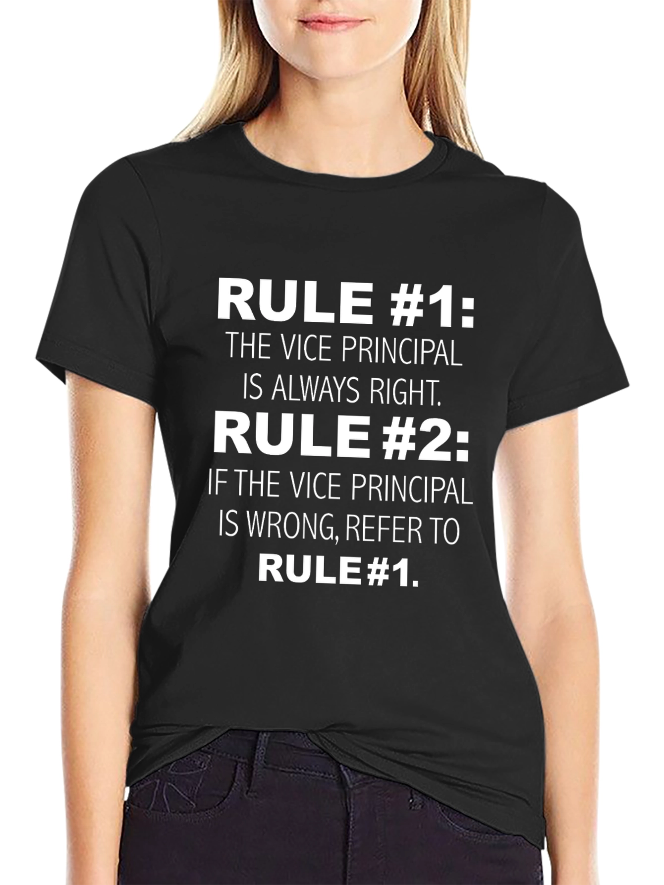 Camiseta Negra: El Subdirector Siempre Tiene La Razón