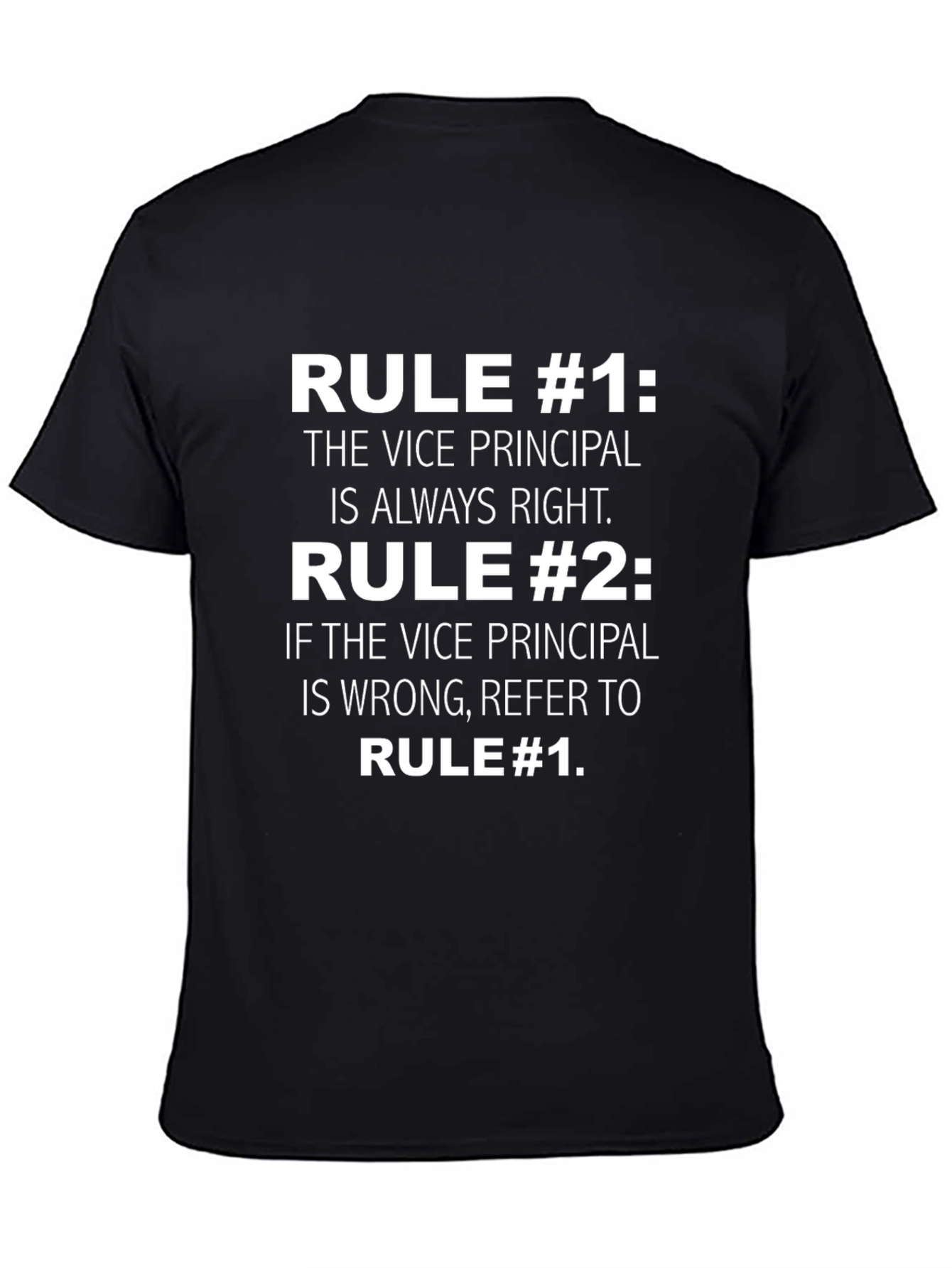 Camiseta Negra: El Subdirector Siempre Tiene La Razón