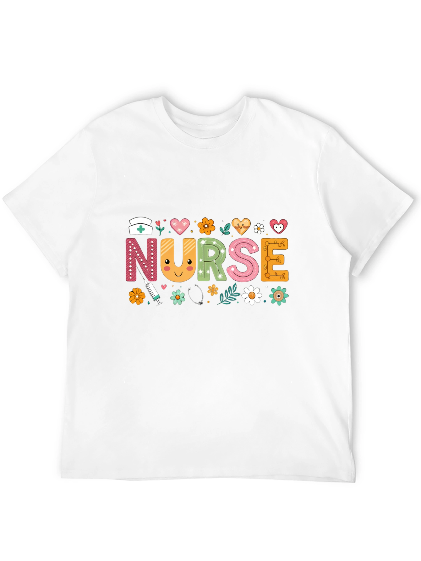 Camiseta Negra Nurse para Enfermeras