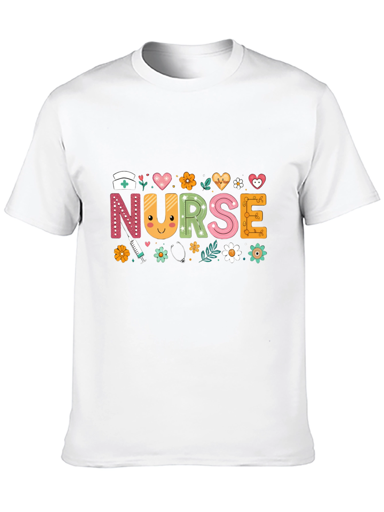 Camiseta Negra Nurse para Enfermeras