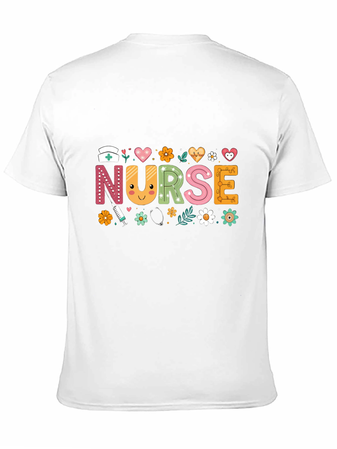 Camiseta Negra Nurse para Enfermeras