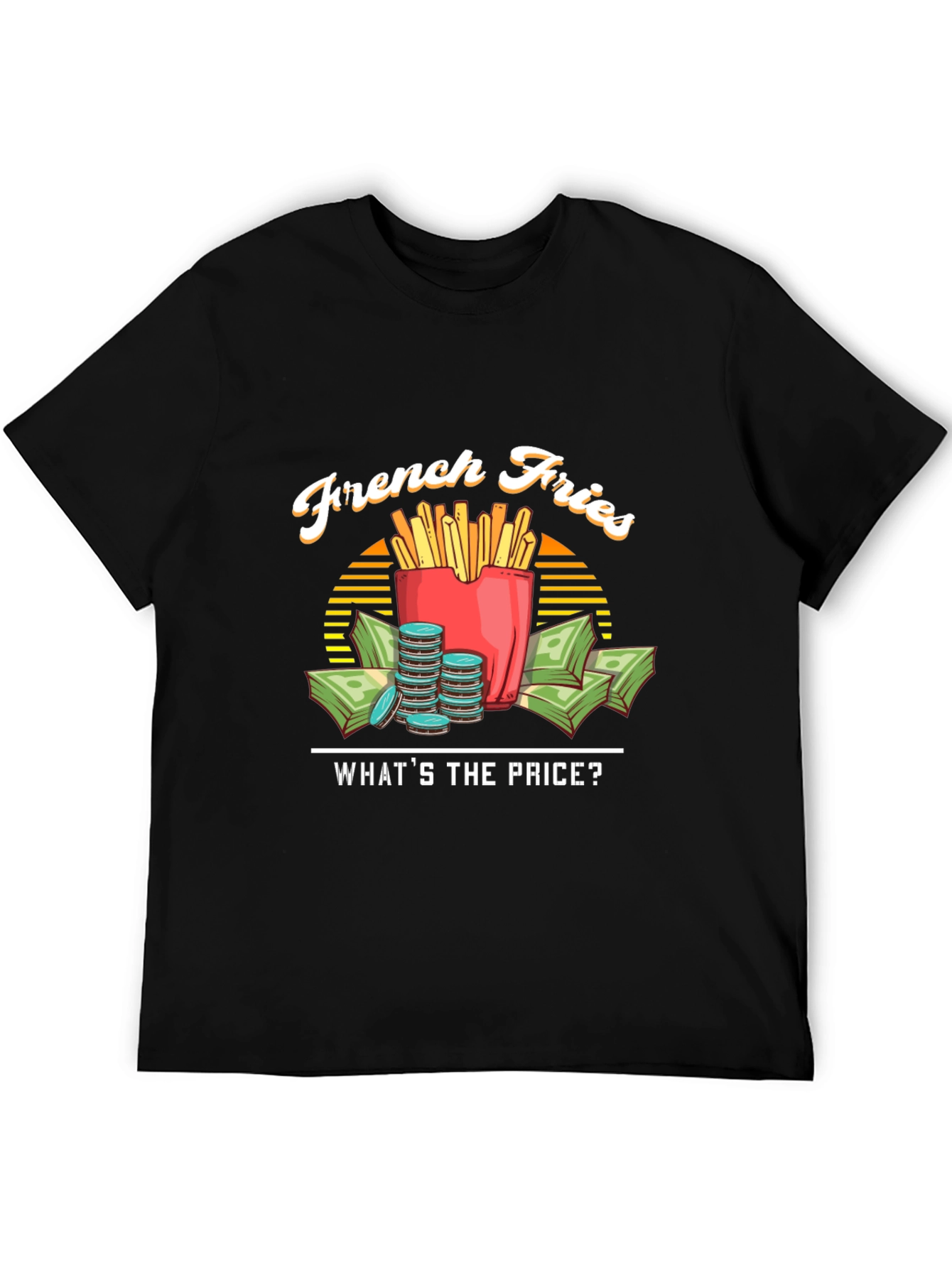 Camiseta Negra: Papas Fritas y ¿Cuál es el Precio?