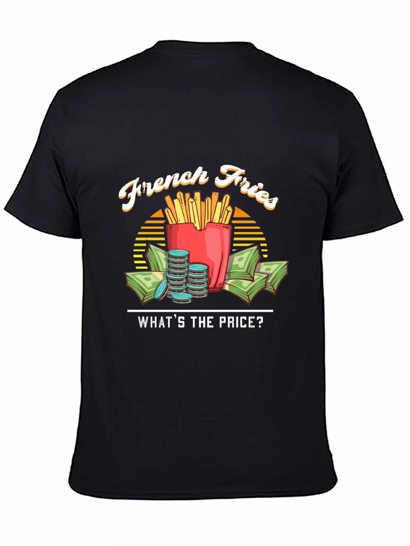 Camiseta Negra: Papas Fritas y ¿Cuál es el Precio?