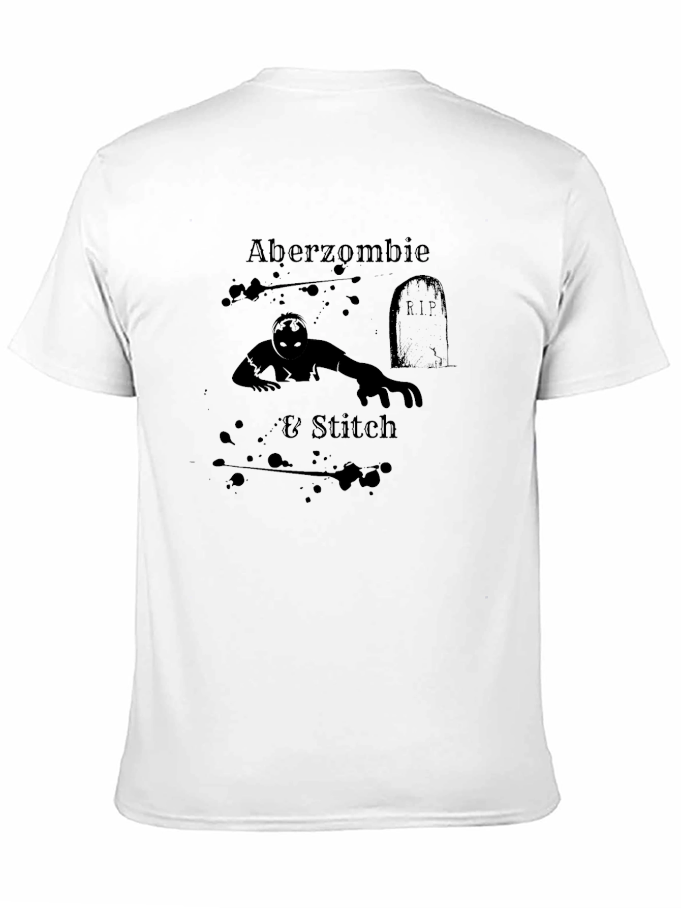 Camiseta Negra Aberzombie & Stitch
