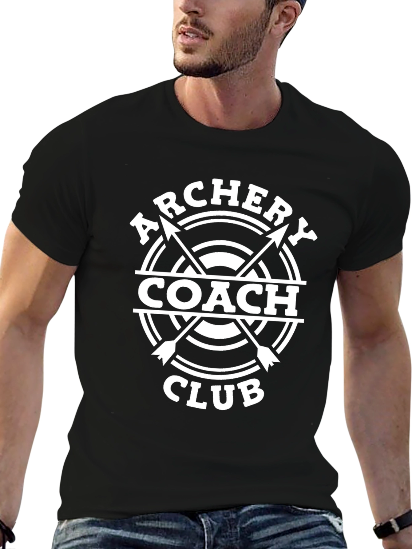 Camiseta Negra Archery Coach Club