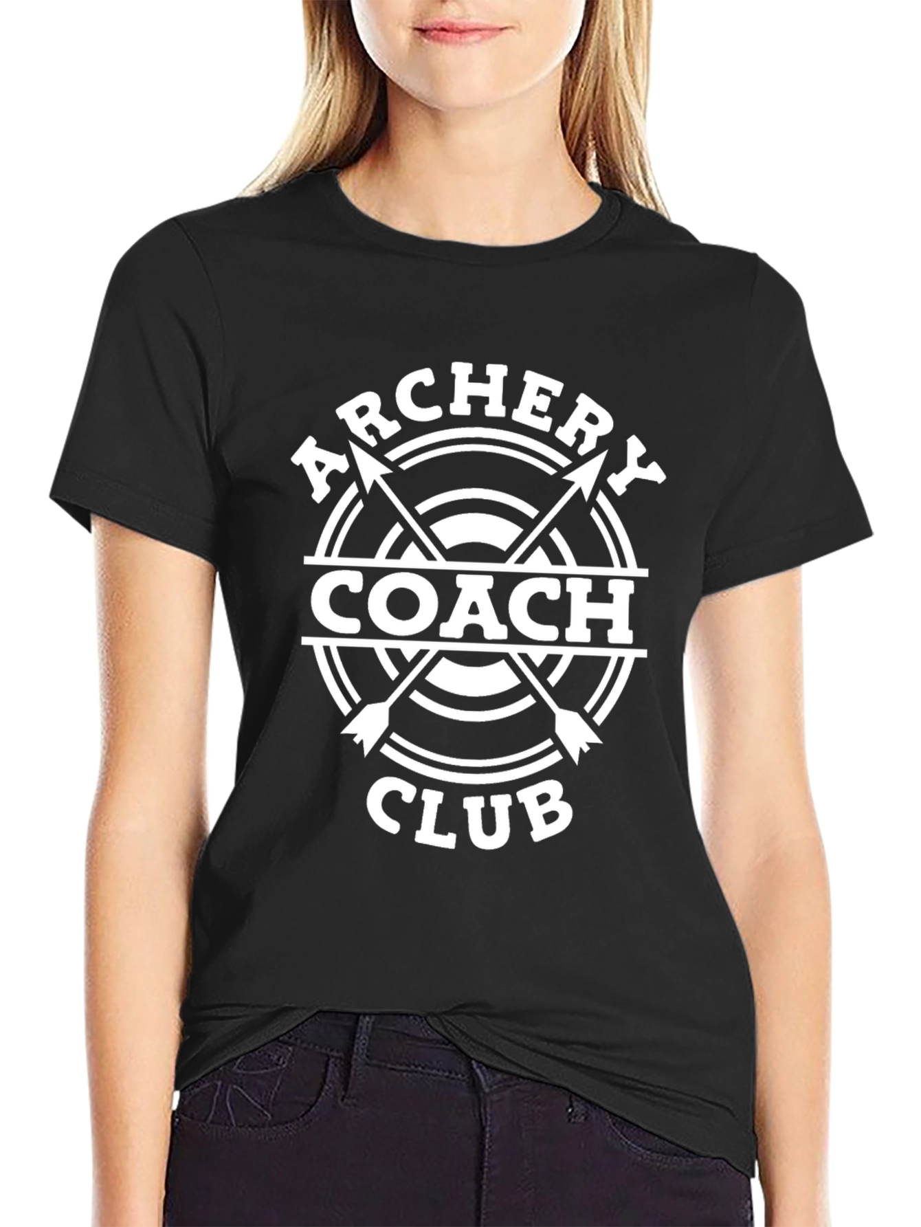 Camiseta Negra Archery Coach Club
