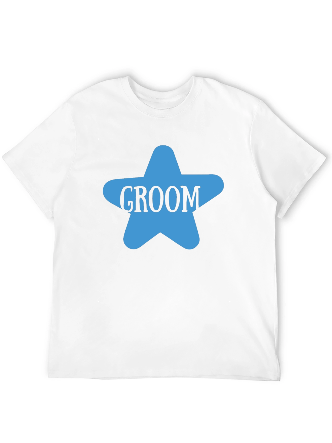 Camiseta Negra Groom Estrella Azul