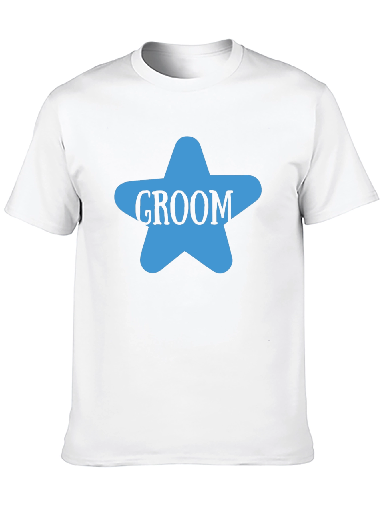 Camiseta Negra Groom Estrella Azul