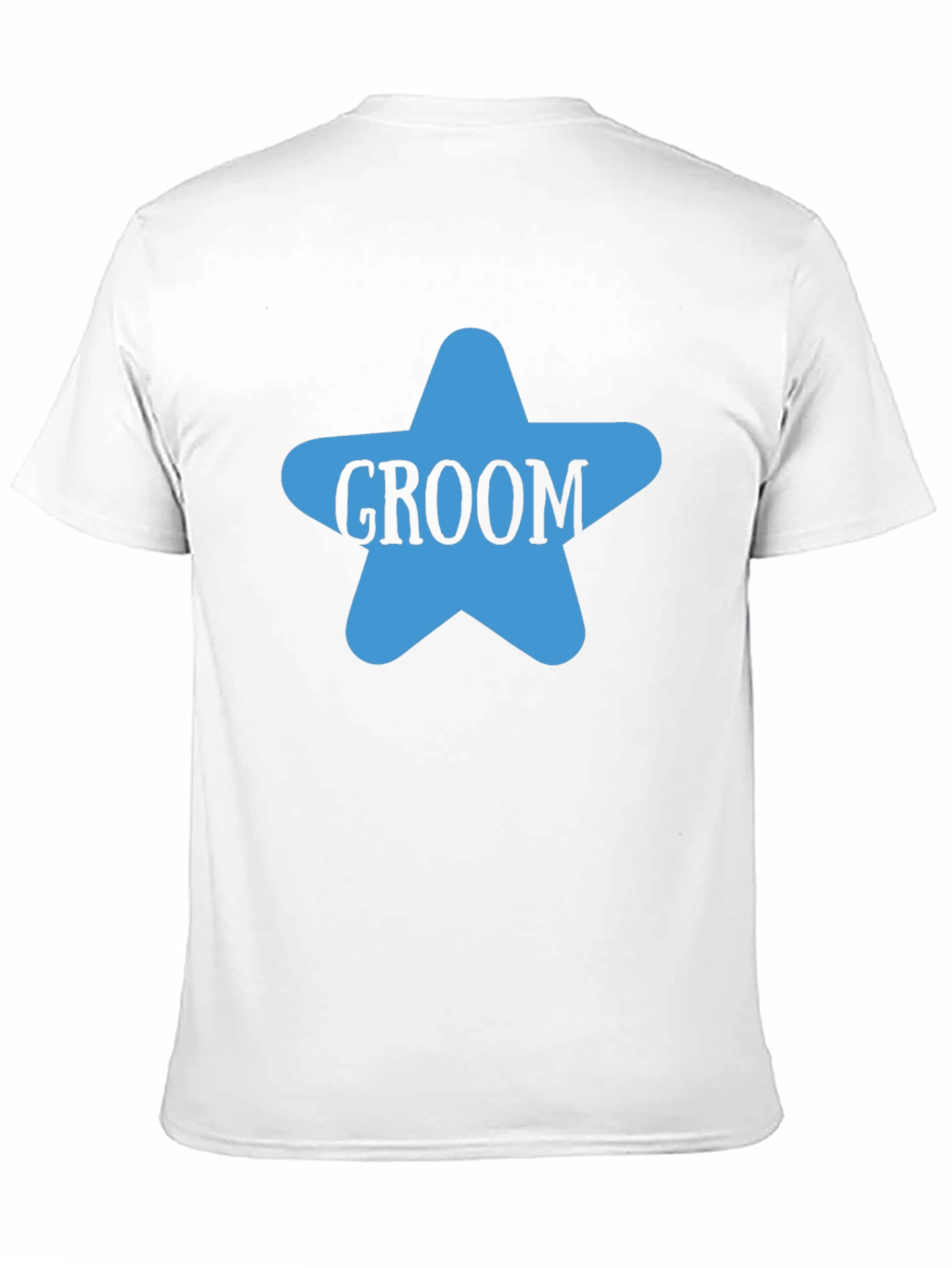 Camiseta Negra Groom Estrella Azul