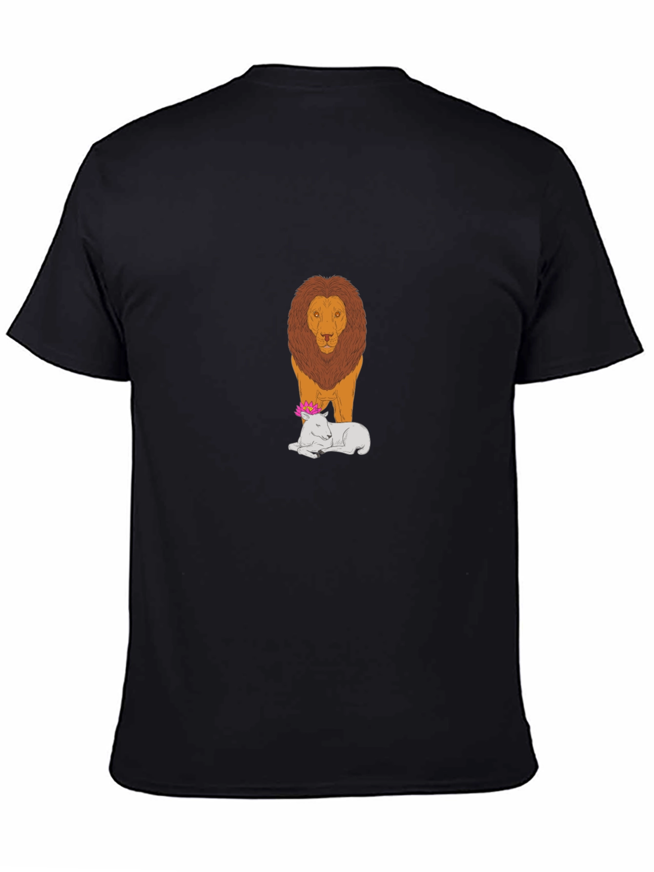 Camiseta Hombre León y Cordero