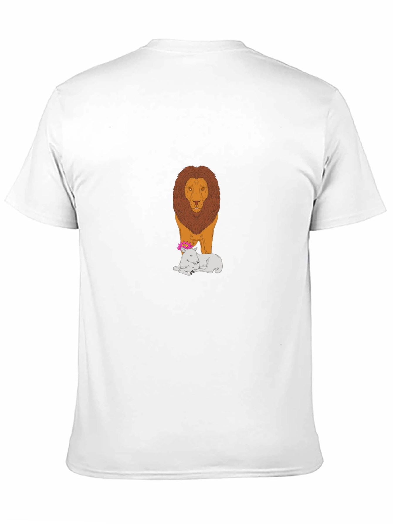 Camiseta Hombre León y Cordero
