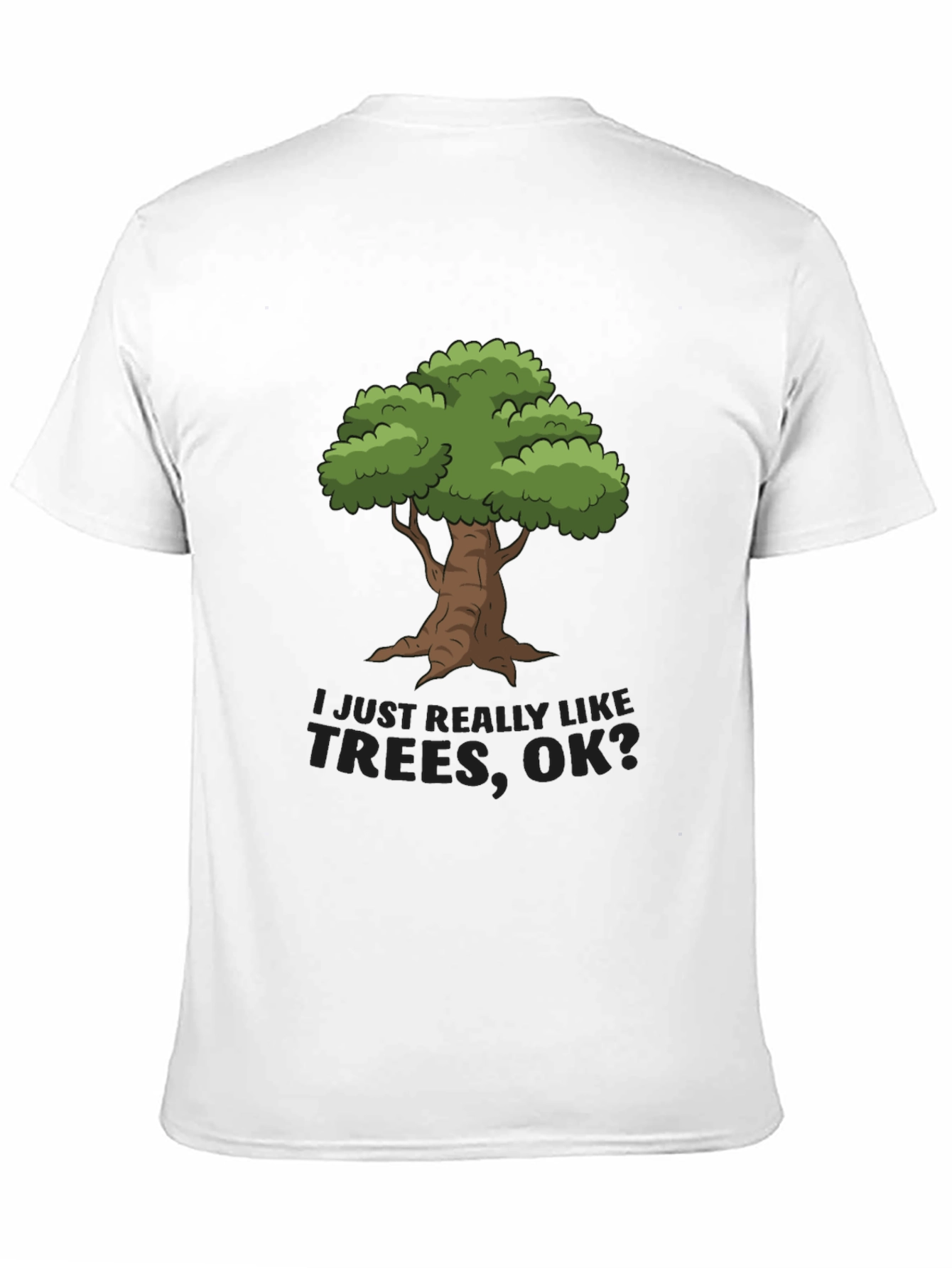 Camiseta Negra con Diseño de Árbol