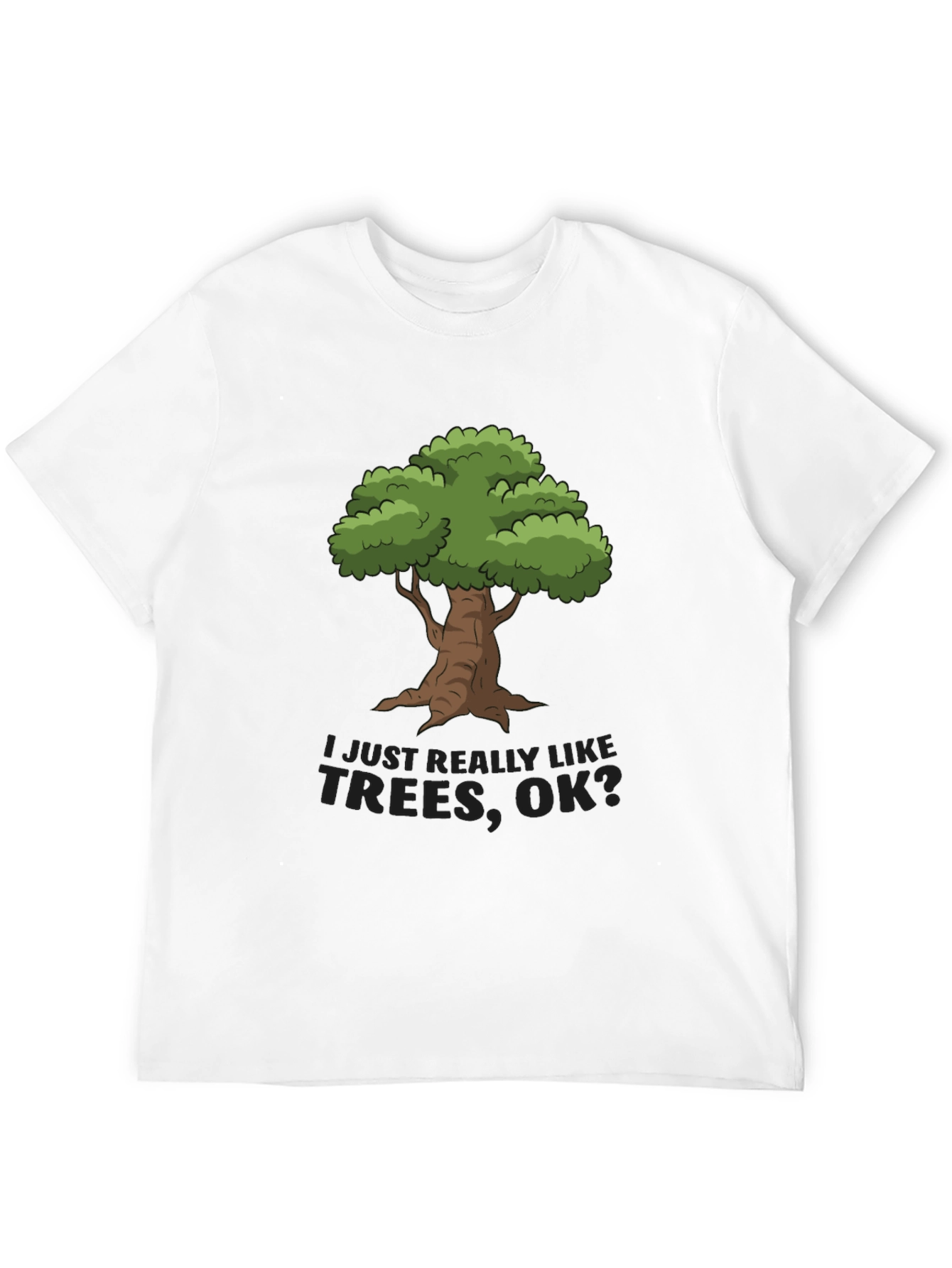Camiseta Negra con Diseño de Árbol
