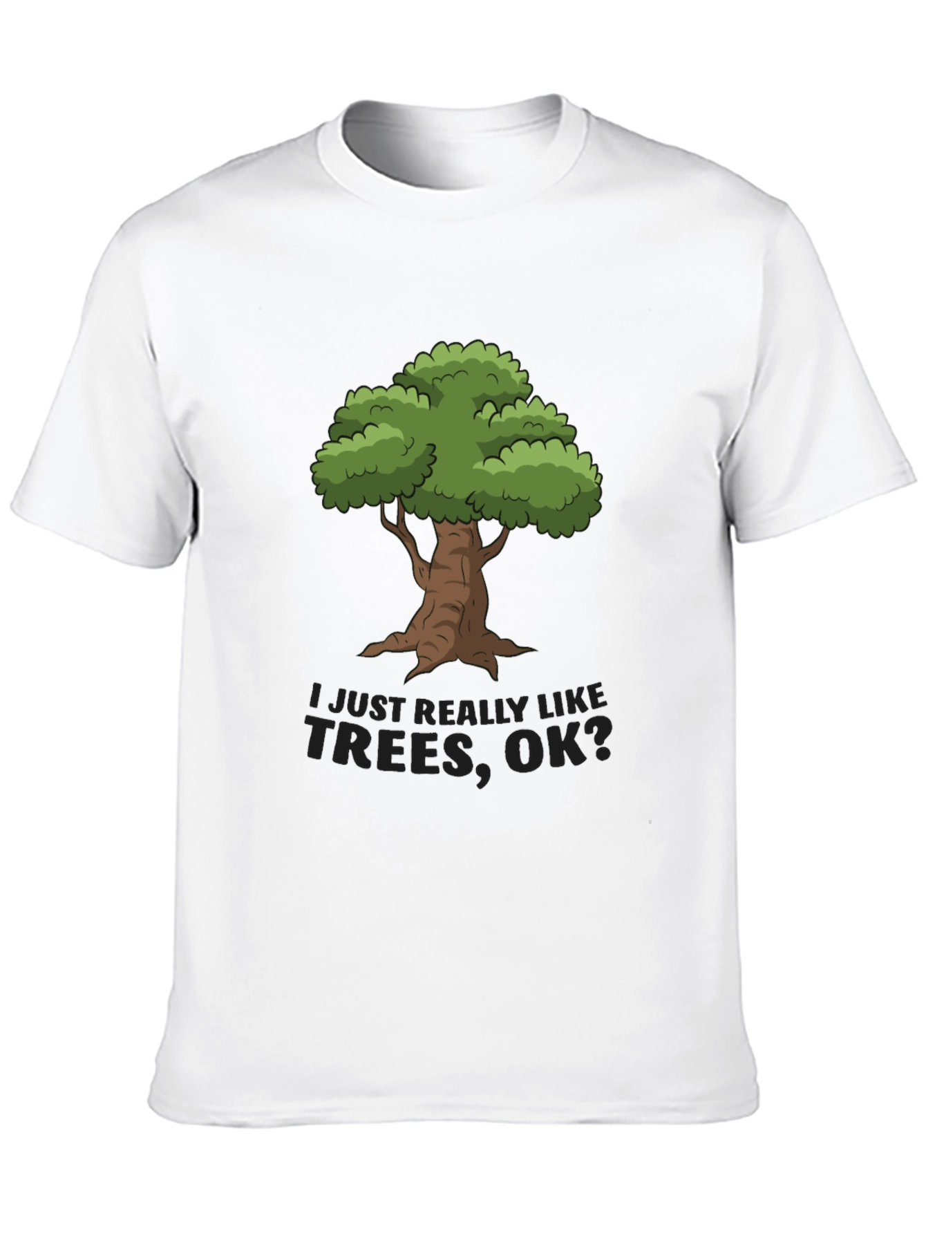 Camiseta Negra con Diseño de Árbol