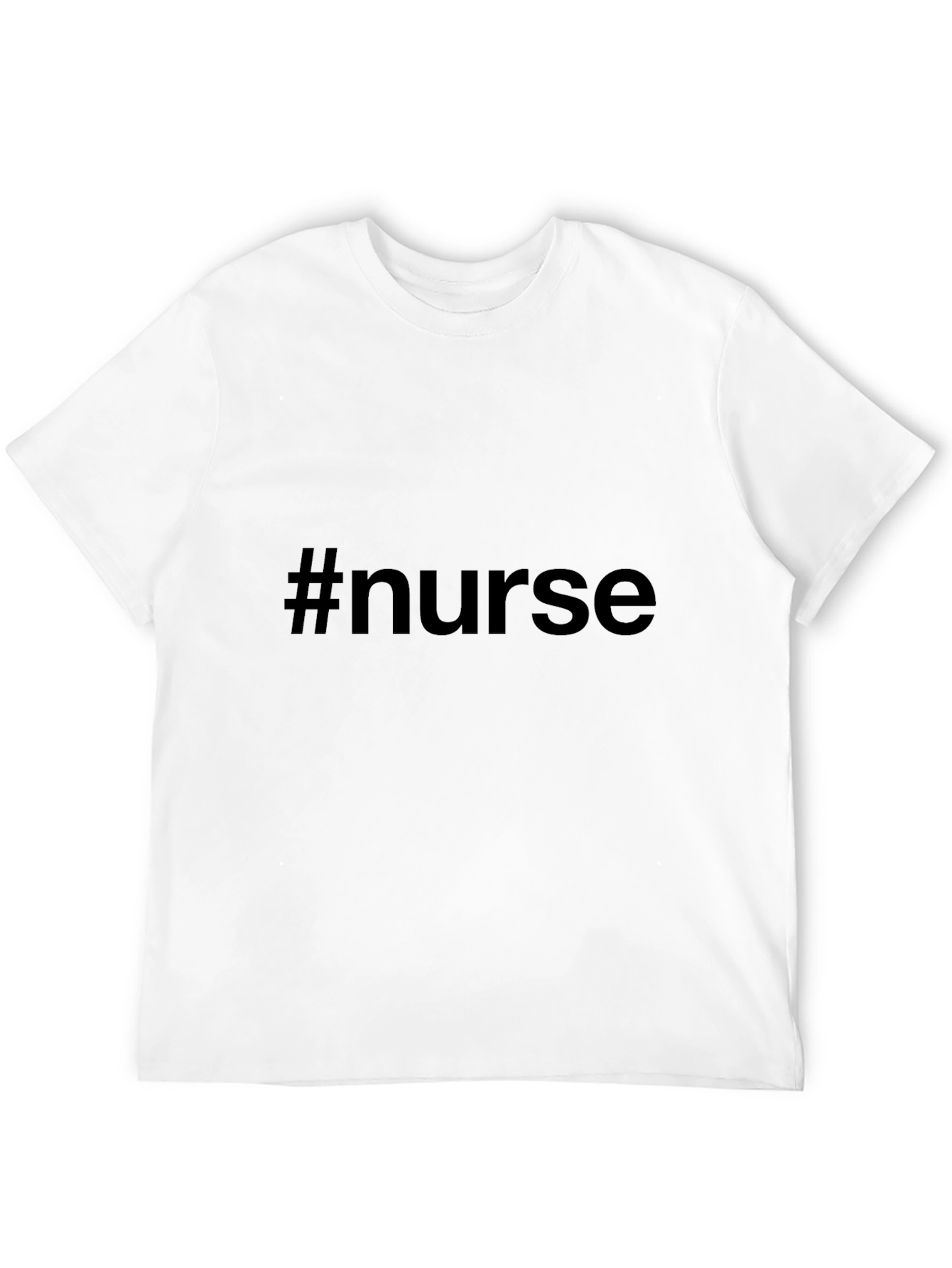 Camiseta Negra #nurse Unisex